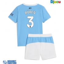 Manchester City Ruben Dias #3 Domaci Dres za djecu 2025-26 Kratak Rukav (+ Kratke hlače)